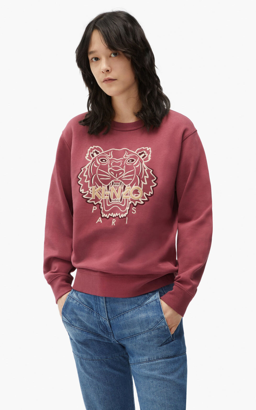 Sudadera Kenzo Tiger Mujer Negras WKR279318